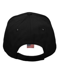 Hat With Embroidered American Flag on Bill (Hard To Find)